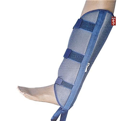 Picture of Galaxy Leg Traction Adjustable Shin Splint Support Leg Compression Wrap Increases Circulation, Reduces Muscle Swelling Pain Relief Universal