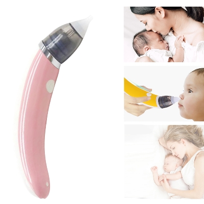 Picture of Baby nasal aspirator electric safety hygienic nasal suction device has 2 sizes of nose tip and oral sucking newborn boy girl