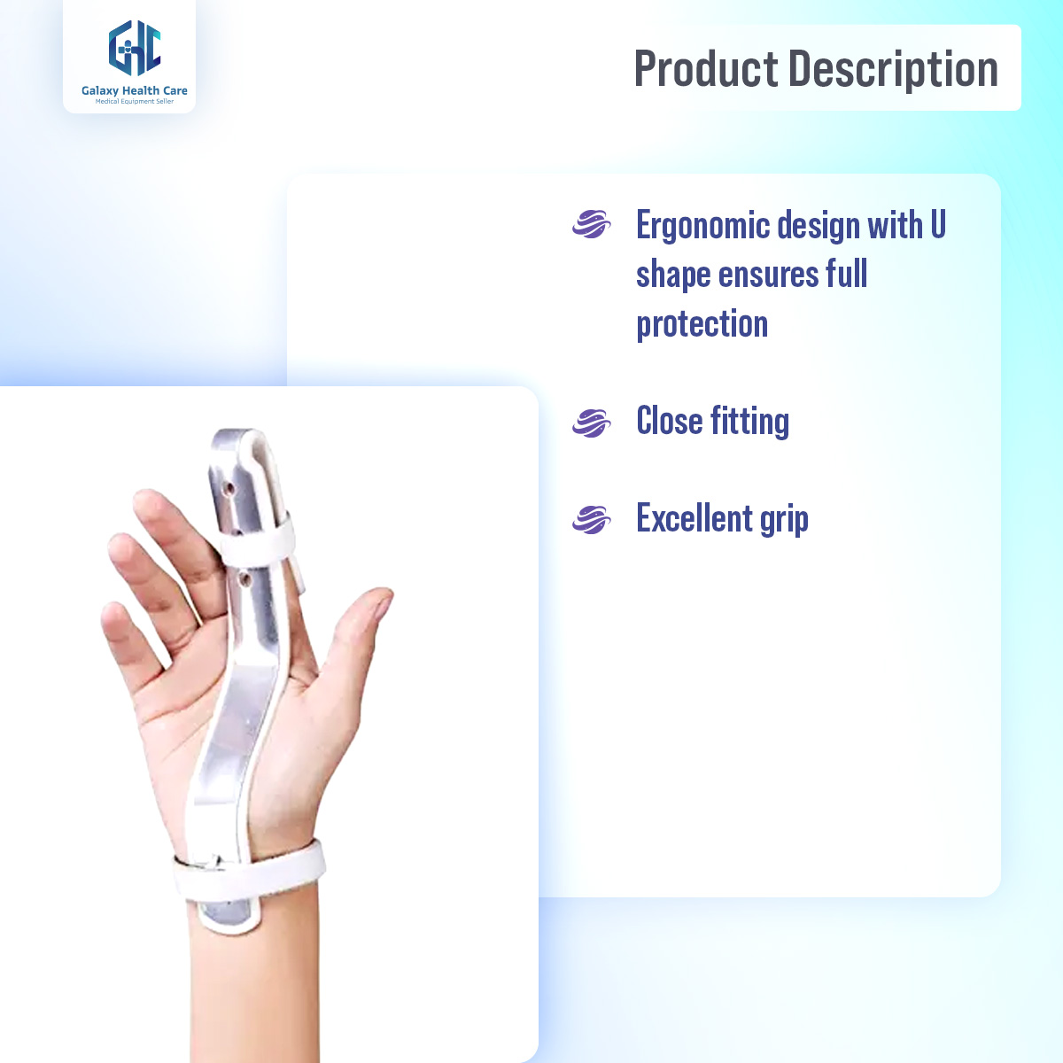 Picture of Tynor Finger Extension Splint (Injured Finger Immobilization)