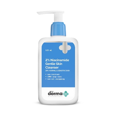Picture of The Derma Co 2% Niacinamide Gentle Skin Cleanser for Sensitive, Dry, Normal Skin - 125 ml