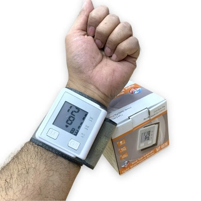 Picture of Fully Automatic Upper arm Digital Blood Pressure Monitor with Glucometer Machine with Test Strips (Combo Pack)