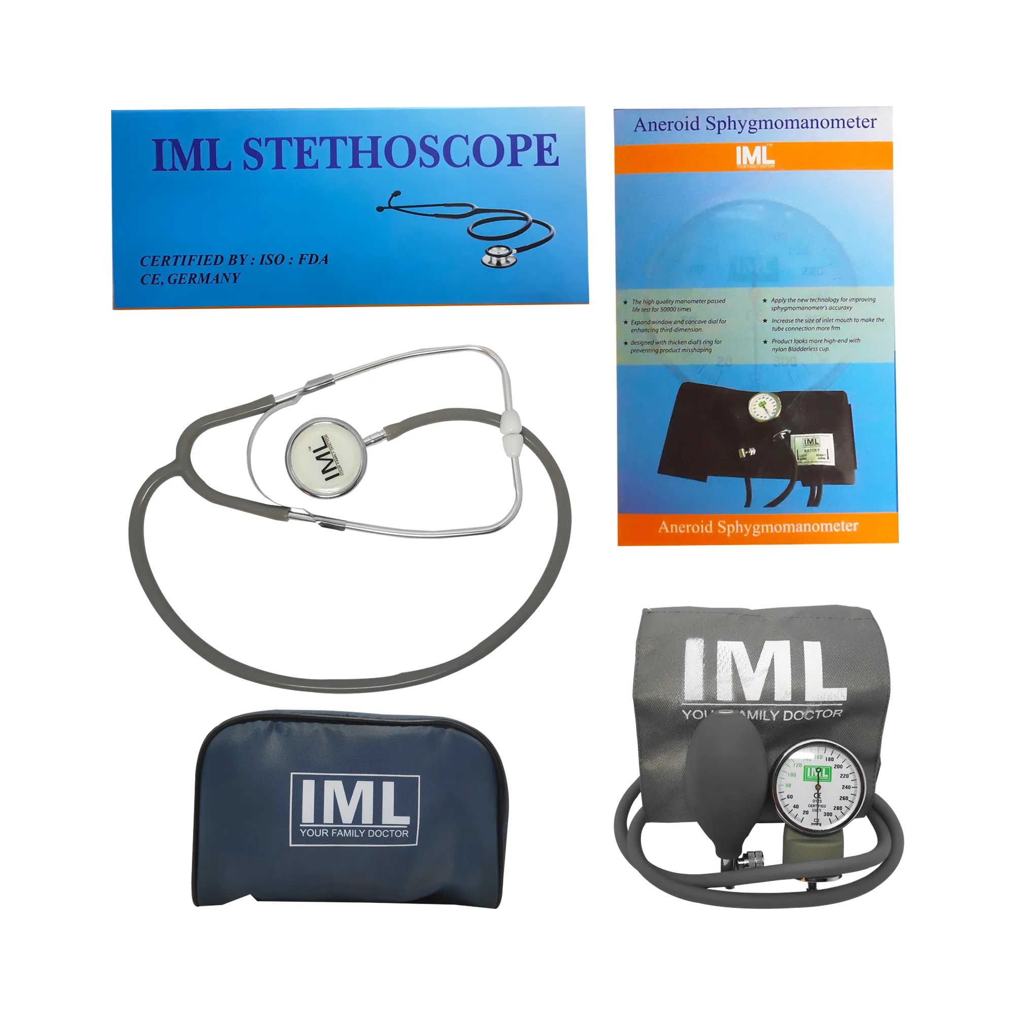Picture of IML Aneroid Sphygmomanometer with Stethoscope (China)