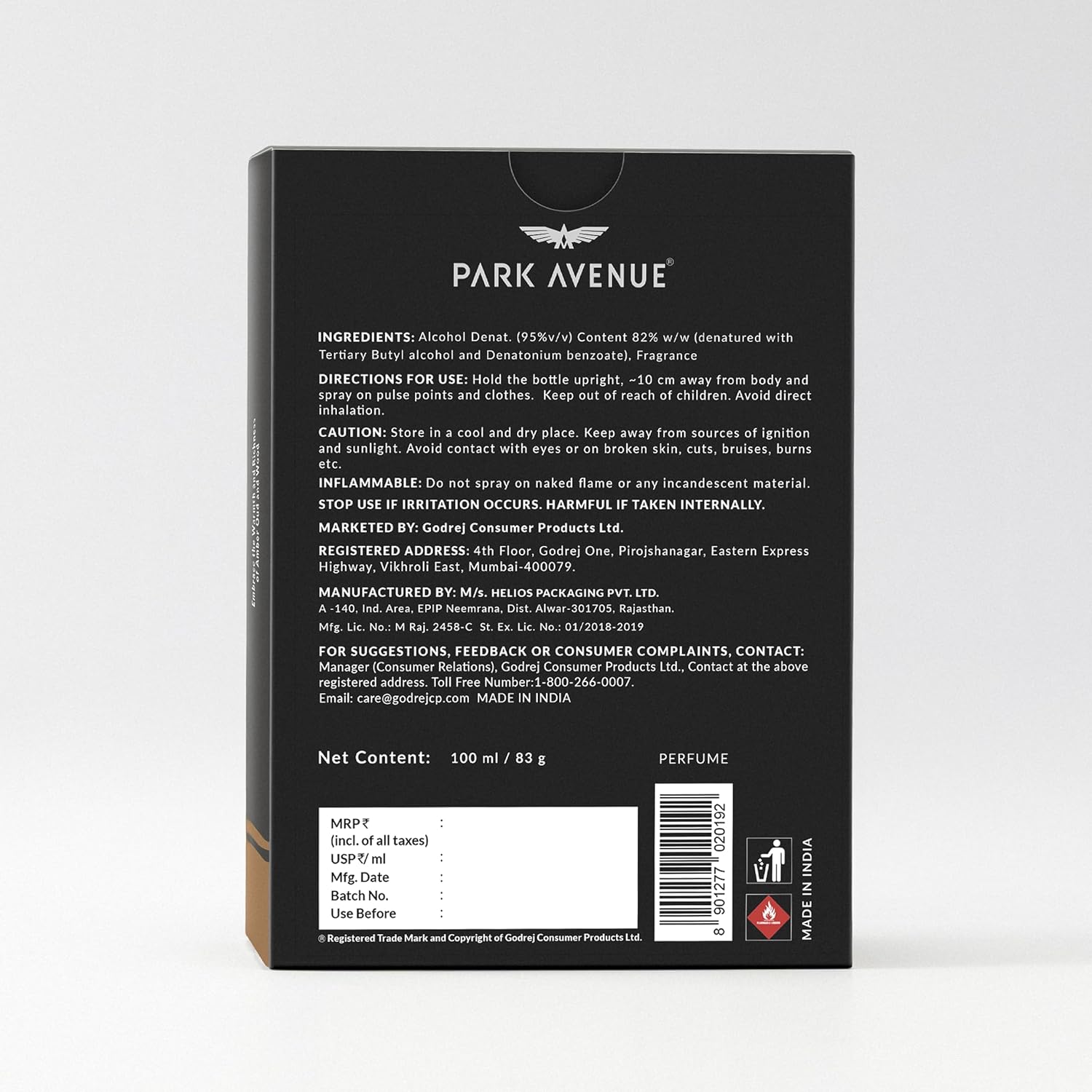 Picture of Park Avenue Oud, Liquid Eau De Parfum Men, 100ml | Long Lasting Perfume Spray For Men | Wedding Gift Ideas | Best Wedding Gifts | Premium Luxury Fragrance Scent Aromatic | Suitable For Every Occasion