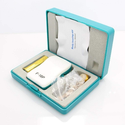 Picture of Personal Sound (F-16P Pocket Hearing Aid) for Elders Moderate Hearing Loss (3 Month Seller Warranty)