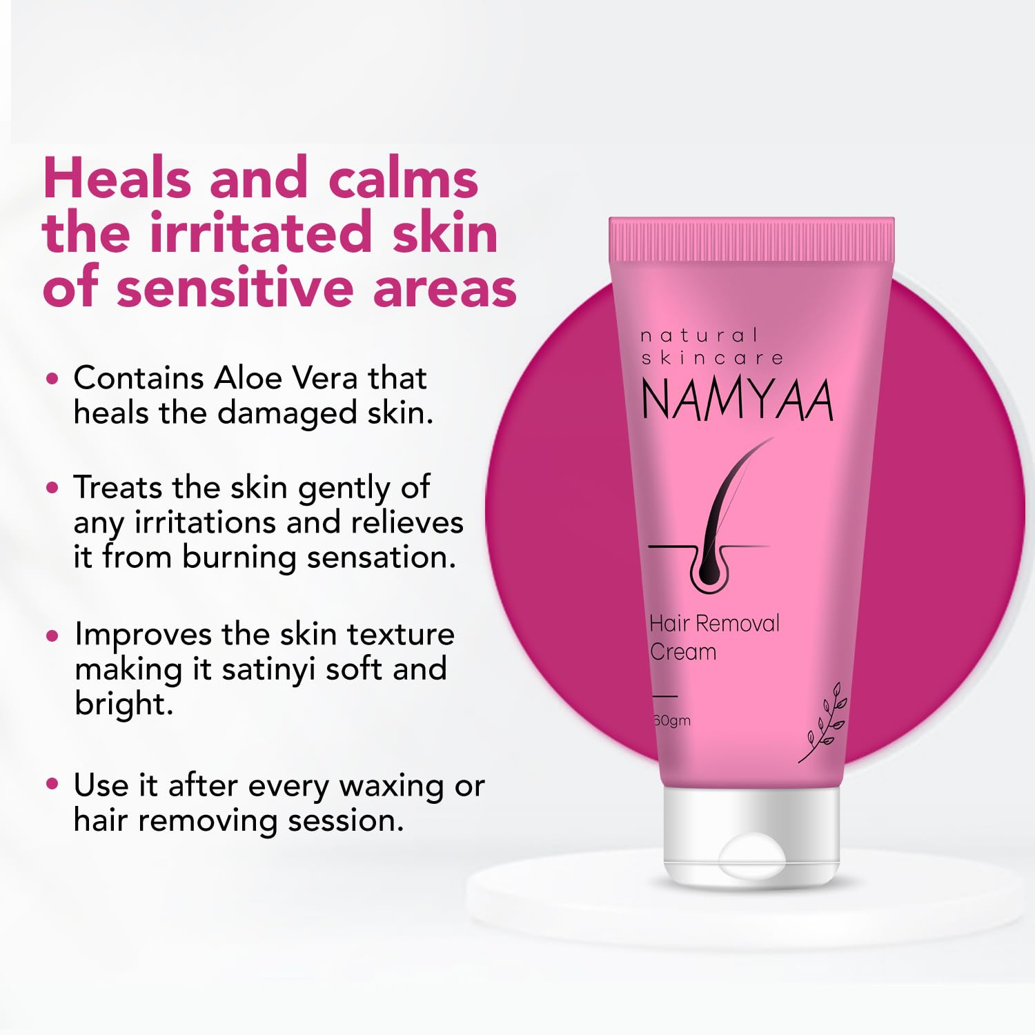 Picture of Namyaa Hair Removal Cream for Intimate Skin women 60gm