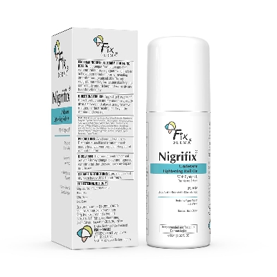 Picture of Fixderma Nigrifix Underarm Roll on with 6% AHA, Lactic Acid & 1% Mandelic Acid & Kojic Acid | Brightens Skin & Exfoliates Underarm | For All Skin Type, Men & Women - 60ml