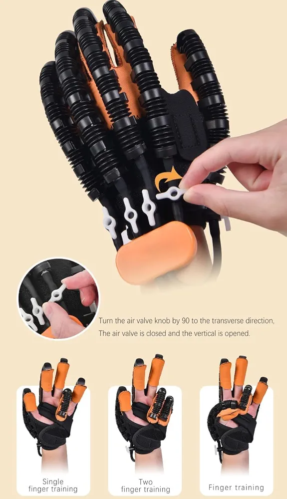 Picture of Buy Rehabilitation Health Machine for Finger,Rehabilitation Robot Gloves for Stroke Hemip,Hand Function Rehabilitation Robotic Gloves,Hand Function ...