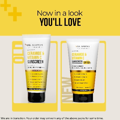 Picture of Dr. Sheth's Kesar & Kojic Acid Sunscreen with SPF 50 Pa++++ | For Pigmentation-Free Skin | No White Cast & Light Weight | For Daily Moisturization | For All Skin Types | 50 g