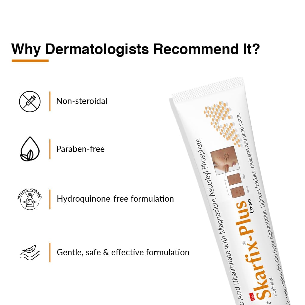 Picture of Fixderma 2% Kojic Acid + 1% Arbutin Skarfix-Plus Scar Removal Cream | Hyperpigmentation Removal Cream and Acne Scars Removal Cream | Helps to Reduce Melasma- 15 g