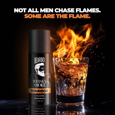 Picture of BEARDO PERFUME DEO SPRAY - Whisky Smoke Bourbon, 150ml