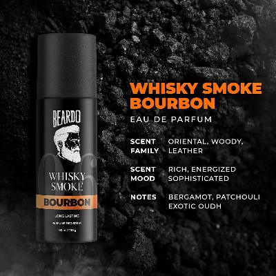 Picture of BEARDO PERFUME DEO SPRAY - Whisky Smoke Bourbon, 150ml