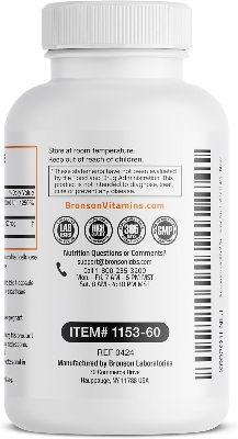 Picture of Bronson Vitamin K2 (MK7) with D3 Extra Strength Supplement Bone Health Non-GMO Formula 10,000 IU & 120 mcg MK-7 Easy to Swallow D K, 60 Capsules
