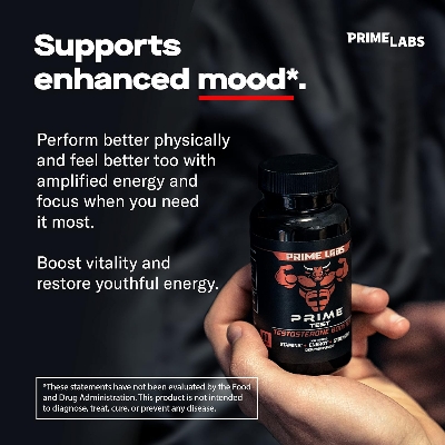 Picture of Prime Labs - Men's Testosterone Booster - Stamina, Endurance, & Strength Booster - 60 Caplets