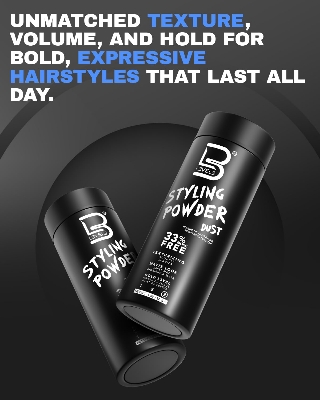 Picture of L3 Level 3 Styling Powder - Natural Look Mens Powder - Easy to Apply with No Oil or Greasy Residue