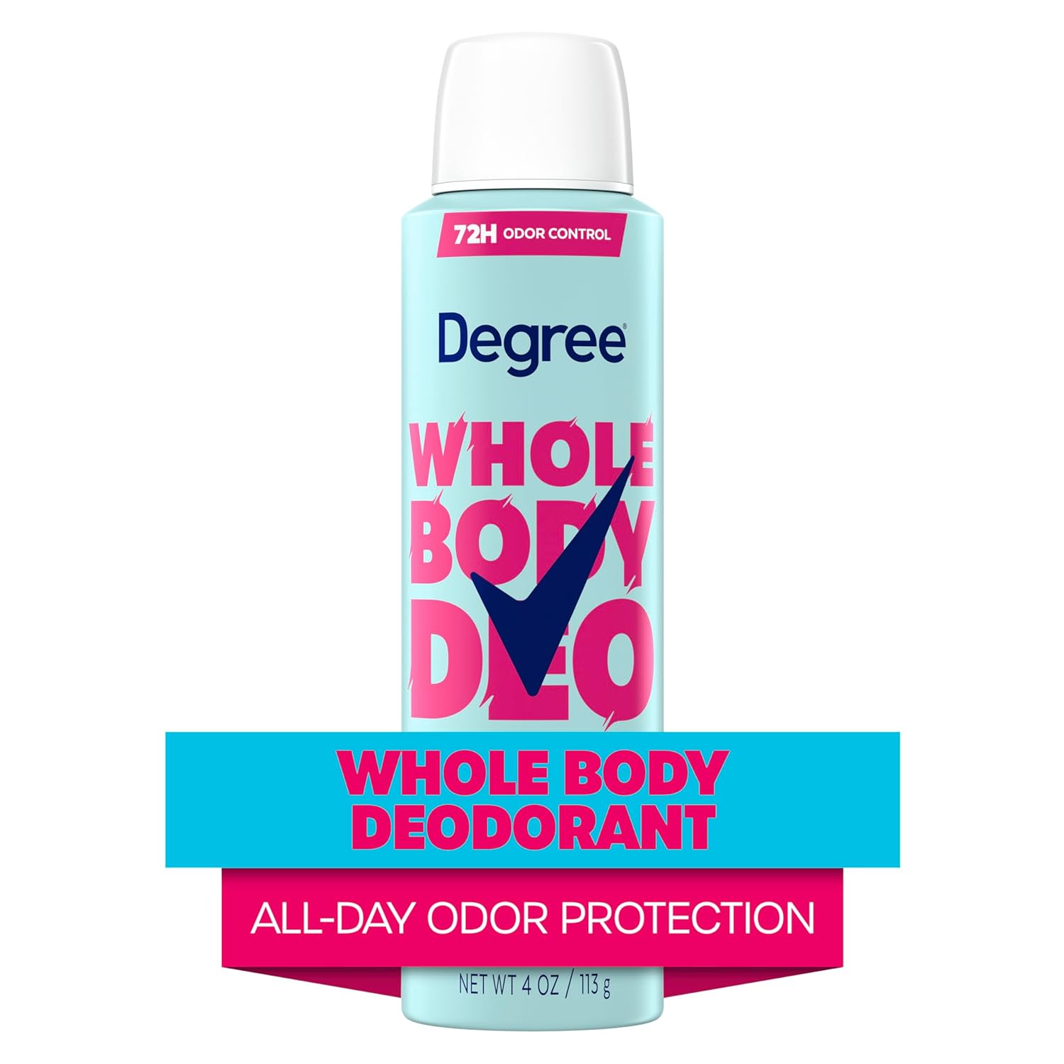 Picture of Degree Women Whole Body Deodorant Spray, Rose & Waterlily Scent, Aluminum Free 72H Odor Protection 4 oz