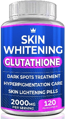 Picture of Glutathione Whitening Pills - 120 Capsules 2000mg Glutathione - Effective Skin Lightening Supplement - Dark Spots, Melasma & Acne Scar Remover, Hyperpigmentation Treatment - Anti-Aging Antioxidant