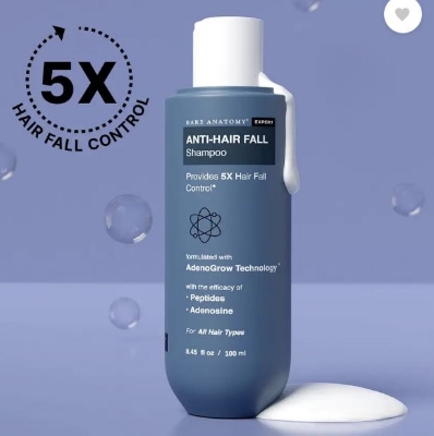 Picture of BARE ANATOMY Anti Hair-Fall Shampoo with Sulphate & Paraben Free  (100 ml)