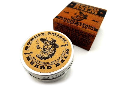 Picture of Honest Amish Beard Balm Leave-in Conditioner - Made with only Natural and Organic Ingredients - 2 Ounce Tin