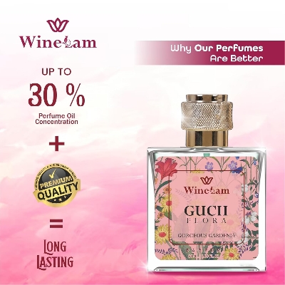 Picture of WineLam Parfum for Men & Women – Luxurious Romantic Perfume with Long-Lasting Fragrance, 50ml – Sensual & Elegant Scent for Special Occasions (Gucii Flora)