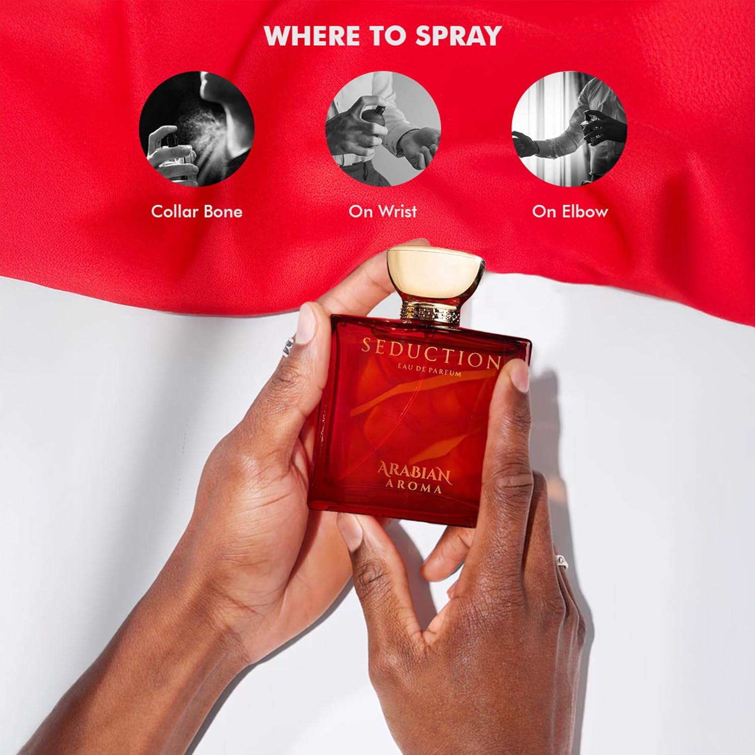 Picture of Arabian Aroma Seduction Perfume For Men, Ultimate Compliment Getter Perfume For Him, Unique & Seductive Fragrance, Liquid Eau De Perfume, 100ml