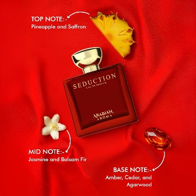Picture of Arabian Aroma Seduction Perfume For Men, Ultimate Compliment Getter Perfume For Him, Unique & Seductive Fragrance, Liquid Eau De Perfume, 100ml