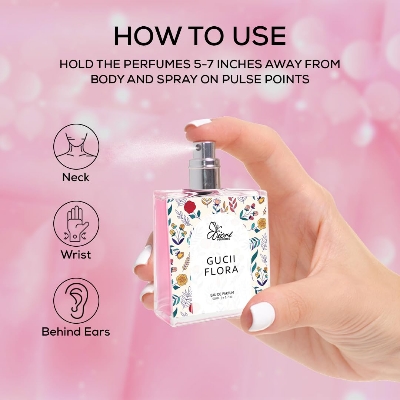 Picture of Flora Perfume for Men & Women | Long-Lasting Floral Scent with Citrus & Sandalwood | Luxurious Romantic Scent | G Flora Eau De Parfum (EDP) - 50ML | By Fiori Perfumes