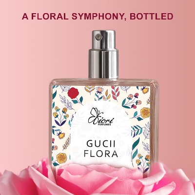 Picture of Flora Perfume for Men & Women | Long-Lasting Floral Scent with Citrus & Sandalwood | Luxurious Romantic Scent | G Flora Eau De Parfum (EDP) - 50ML | By Fiori Perfumes