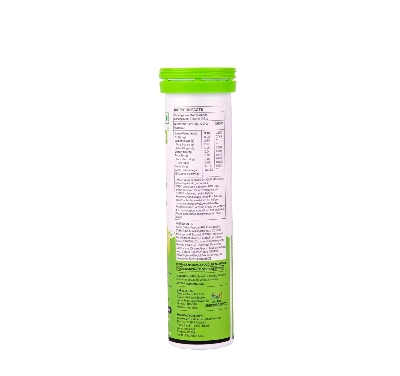 Picture of OZiva ACV Moringa | Control Cravings I Apple Cider Vinegar, Cinnamon, Guggul I No Maltodextrin & No Added Sugar I 15 Effervescent Tablets - Green Apple