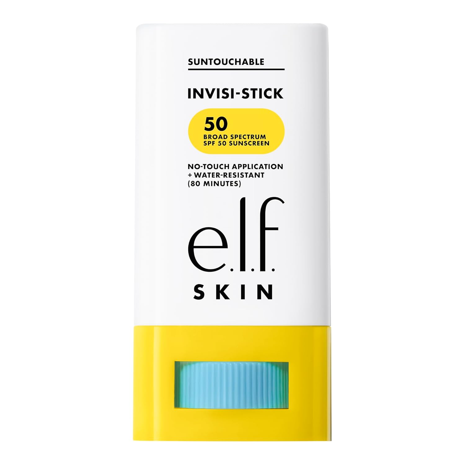Picture of e.l.f. SKIN Suntouchable Invisi-Stick SPF 50, Clear Sunscreen For A Natural Finish, Made With Moisturizing Sunflower Seed Oil, Vegan & Cruelty-Free