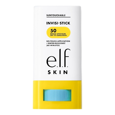 Picture of e.l.f. SKIN Suntouchable Invisi-Stick SPF 50, Clear Sunscreen For A Natural Finish, Made With Moisturizing Sunflower Seed Oil, Vegan & Cruelty-Free