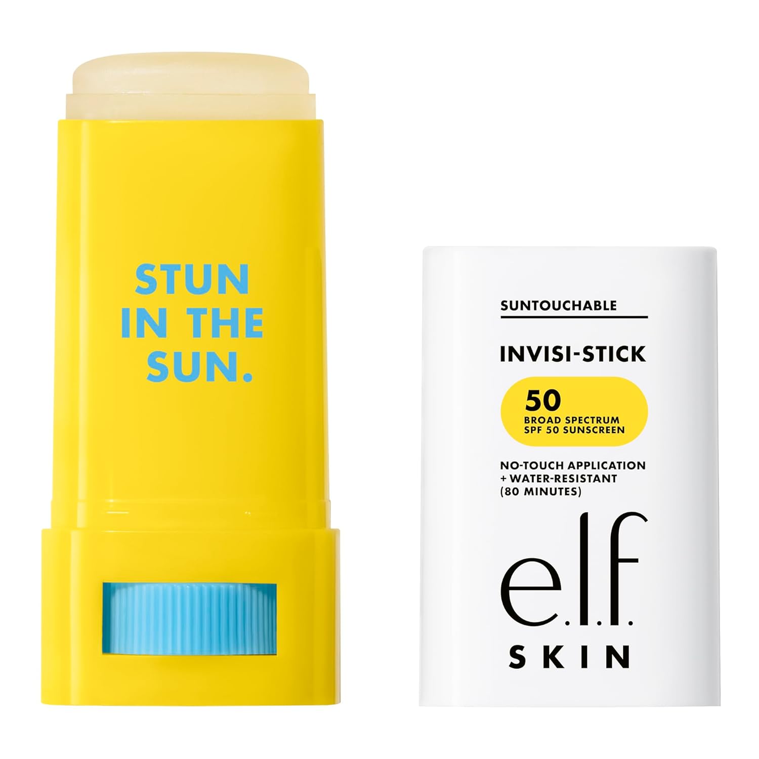 Picture of e.l.f. SKIN Suntouchable Invisi-Stick SPF 50, Clear Sunscreen For A Natural Finish, Made With Moisturizing Sunflower Seed Oil, Vegan & Cruelty-Free