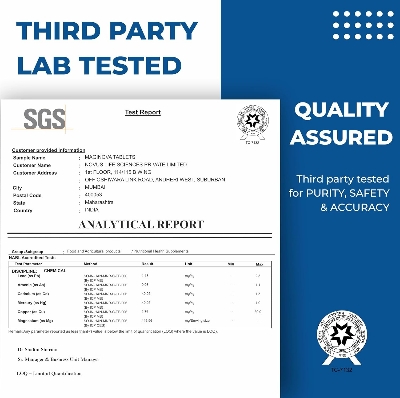 Picture of Carbamide Forte Chelated Magnesium Glycinate Supplement 2000mg Per Serving | Magnesium Supplement Supports Muscle Recovery & Better Sleep - 120 Veg Tablets