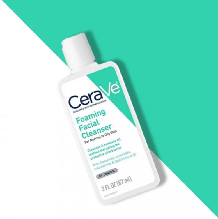 Picture of CeraVe Foaming Facial Cleanser for Normal to Oily Skin 87ml