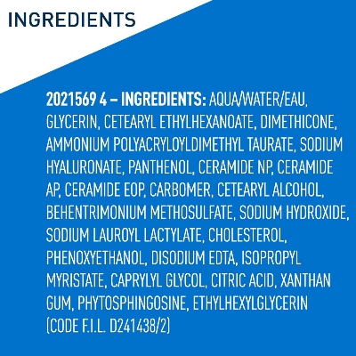 Picture of Cerave Hyaluronic Acid Serum for Face with Vitamin B5 and Ceramides, Hydrating Face Serum for Dry Skin, Fragrance Free, 1 Ounce