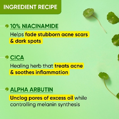 Picture of Dot & Key  Cica+10% Niacinamide  Serum | Reduces Acne & Dark Spots | Niacinamide Serum | Controls Excess Oil, Quick Absorbing, & Lightweight | For Oily, Acne Prone & Sensitive Skin | 30ml