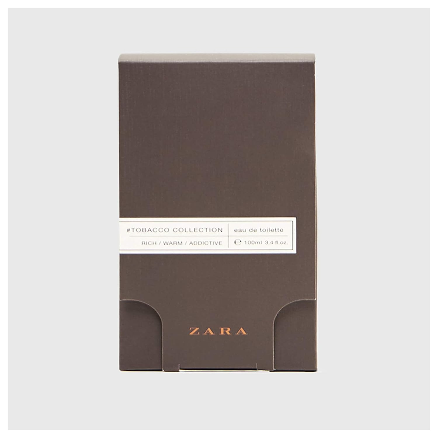 Picture of Zara Men’s #TOBACCO COLLECTION RICH/WARM/ADDICTIVE Eau De Toilette 3.4 fl.oz.