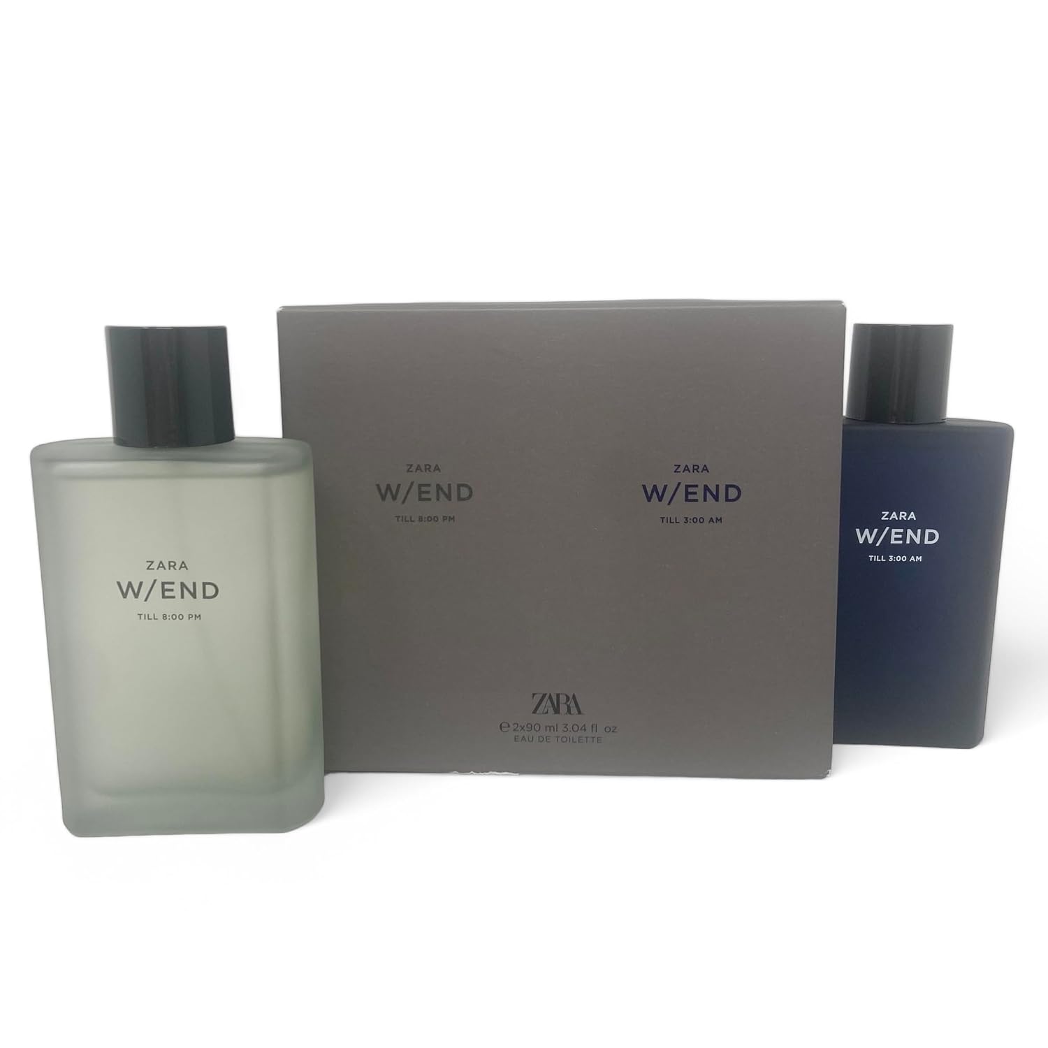 Picture of Zara Men's W/END TILL 8.00 PM W/END TILL 3:00 AM 2 Pack 100 ML/ 3.4 Fl. Oz +100 ML Fl. Oz