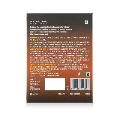 Picture of Wild Stone Cigar Eau De Parfum for Men, 100ml|Spicy and Woody Long Lasting Perfume for Men| Dailywear Fragrance|Premium EDP