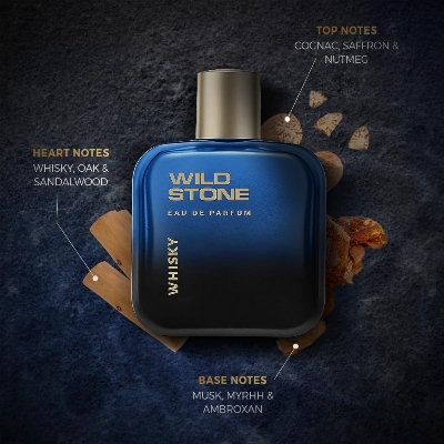 Picture of Wild Stone Whisky EDP Premium Perfume for Men, 100 Ml | Long-lasting Eau De Parfum | Captivating Fragrances | Luxury Perfume for Men | Perfect Gift For Men