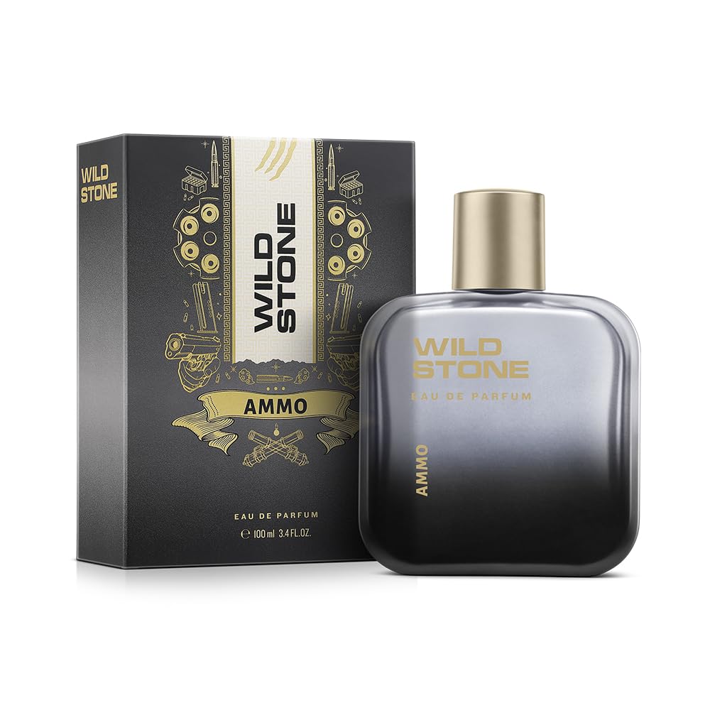 Picture of Wild Stone Ammo EDP Premium Perfume for Men, 100 Ml | Long-lasting Eau De Parfum | Spicy and Woody Best Perfume for Men | Gift For Men
