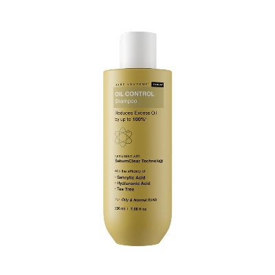 Picture of Bare Anatomy Oil Control Shampoo | Sulphate & Paraben Free | Reduces Excess Oil by Up to 100% | Salicylic Acid + Hyaluronic Acid + Tea Tree | Suitable for Oily Scalp & Dry Ends | For Women & Men | 236ml