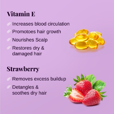 Picture of Bare Anatomy Junior Gentle Cleansing Shampoo For Kids from 1-12 Years | Tear-Free & Hypoallergenic pH 5.5 | Coconut Milk Protein, Almond Oil, Vitamin E & Strawberry | SLS & Paraben Free | Vegan -250ml