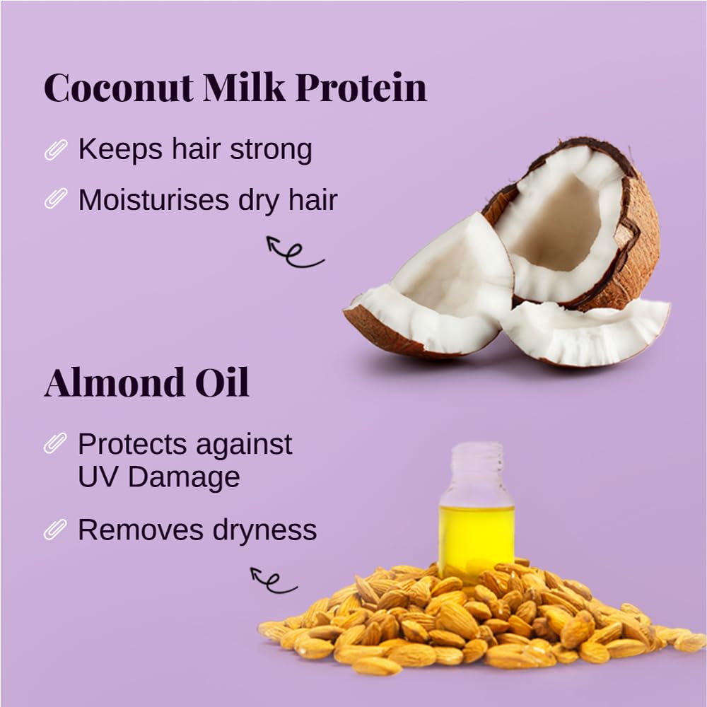 Picture of Bare Anatomy Junior Gentle Cleansing Shampoo For Kids from 1-12 Years | Tear-Free & Hypoallergenic pH 5.5 | Coconut Milk Protein, Almond Oil, Vitamin E & Strawberry | SLS & Paraben Free | Vegan -250ml