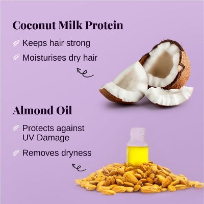 Picture of Bare Anatomy Junior Gentle Cleansing Shampoo For Kids from 1-12 Years | Tear-Free & Hypoallergenic pH 5.5 | Coconut Milk Protein, Almond Oil, Vitamin E & Strawberry | SLS & Paraben Free | Vegan -250ml