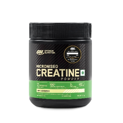 Picture of Optimum Nutrition (ON) Micronized Creatine Powder - 100 Gram, 33 Serves, 3g of 100% Creatine Monohydrate per serve, Supports Athletic Performance & Power, Unflavored.
