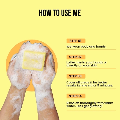 Picture of GHAR SOAPS Kojic Acid 2% Soap with Niacinamide | For Pigmentation, Sun damage, Brightening Underarm & Reduces Dark Spot | Soap for Men & Women | Suitable for All Skin Types | (Pack of 3) (100 g x 3)