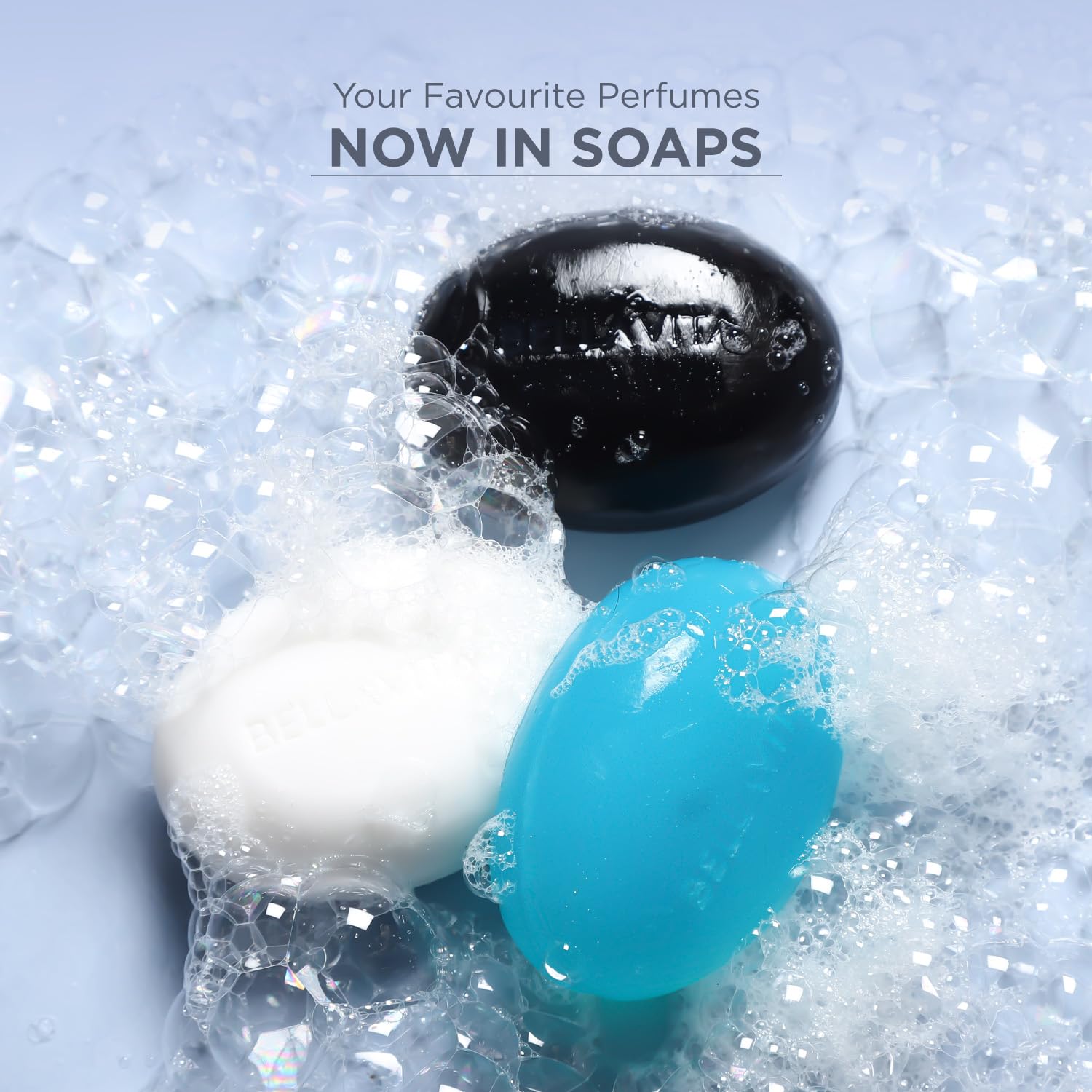 Picture of BELLAVITA Perfume Bathing Soap Bar for Men 3 x 100Gm with Pure Glycerin for Glowing Skin | Paraben Free