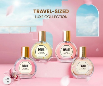 Picture of Engage Luxury Perfume Gifts For Women, 100ml, Long Lasting Smell, Best Birthday, Anniversary Gift Hamper by ITC, Eau De Parfum, Travel Sized Combo, 25ml x 4