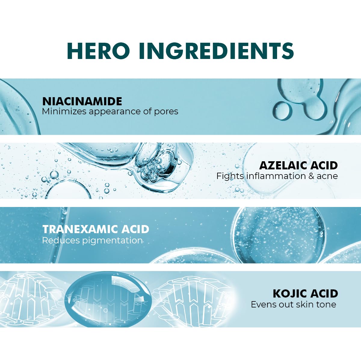 Picture of Conscious Chemist Kojic Acid Face Cream | 50g | Azelaic Acid Cream for Men & Women, Niacinamide & Tranexamic Acid, Anti Pigmentation, Reduce Dark Spots, All Skin Type - Trubiom