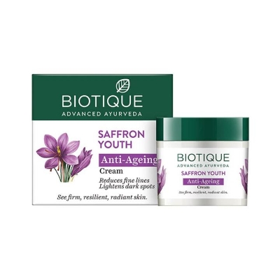 Picture of BIOTIQUE Bio Saffron Youth Dew AgelessMoisturizer (50 g)